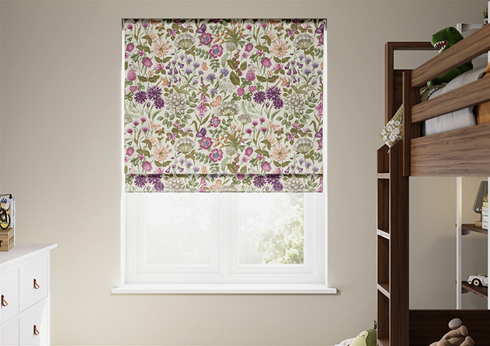 Field Flowers, Copper - Twist&Fit Roman Blind - Image 3